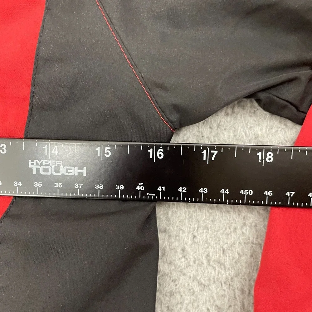 Vintage Nike Windbreaker Jacket Kids 7 Red Y2K Hooded Full Zip Windbreaker